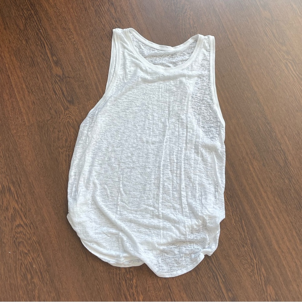 White Lululemon Tank